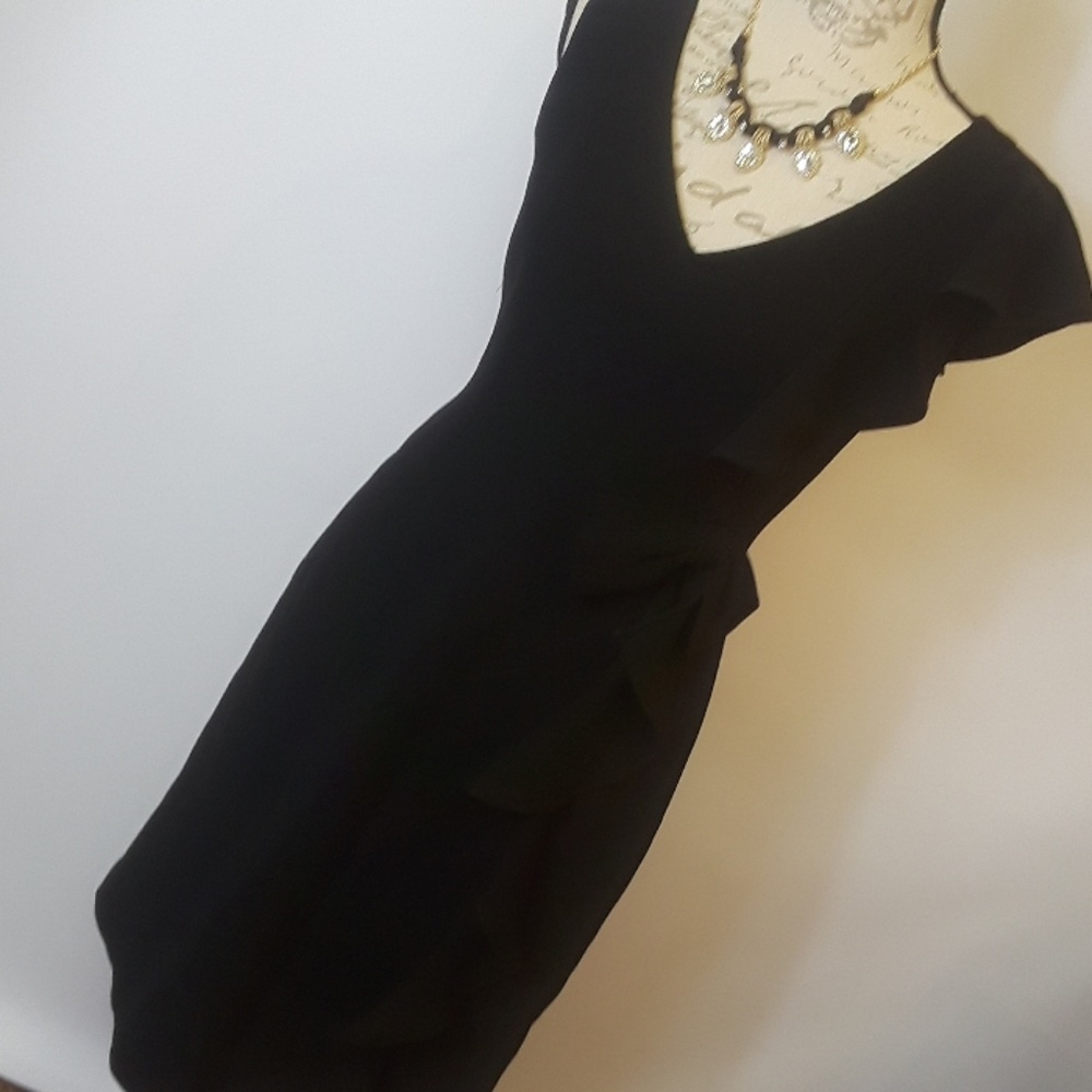 NWT Rickie Freeman Teri Jon black dress size 6